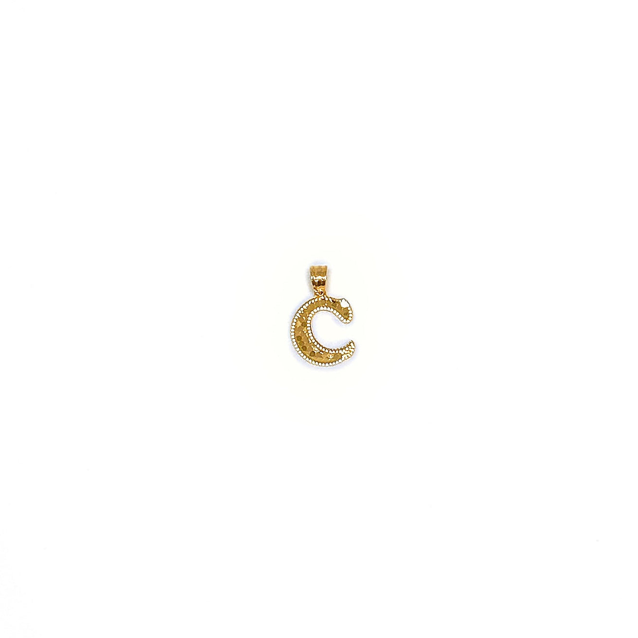 Letter C Pendant ( Sequin )