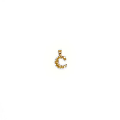 Letter C Pendant ( Sequin )