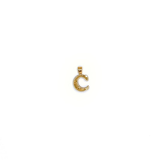 Letter C Pendant ( Sequin )