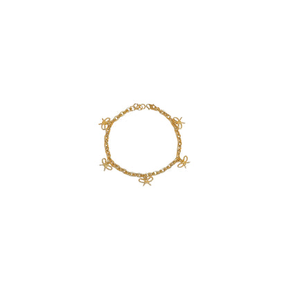 Dangling Twisted Ribbon Bracelet