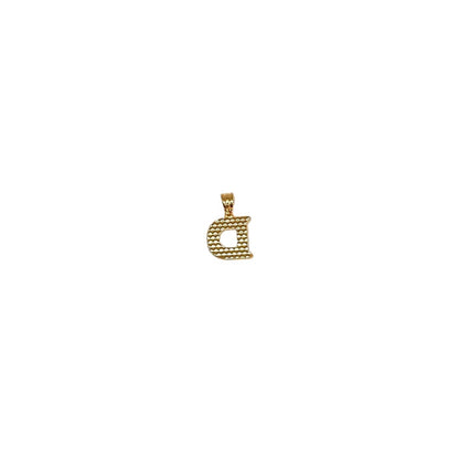 Letter D Pendant ( Sequin )