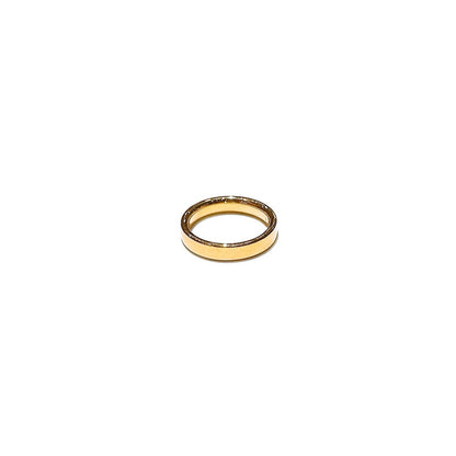 Flat Hollow Plain Ring