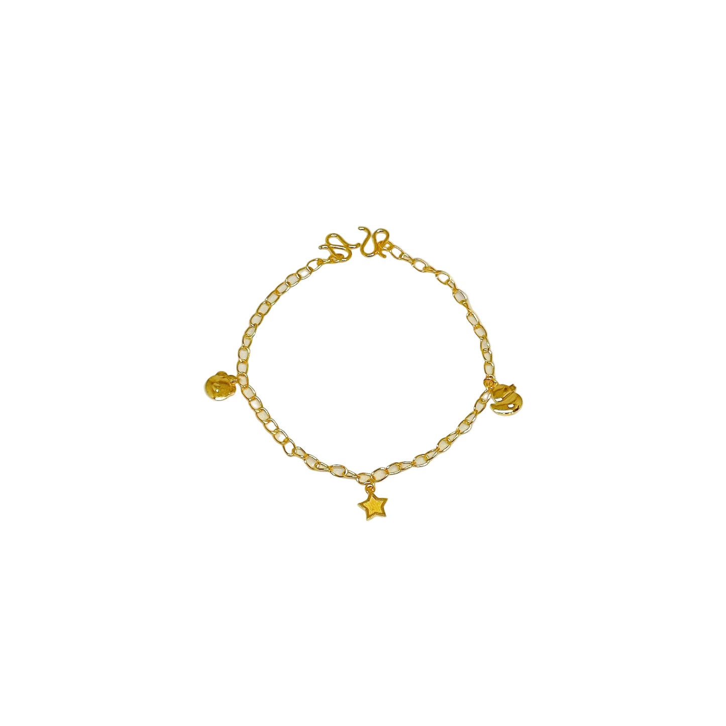 Dangling Charms Baby Anklet ( Bear, Star, Duck )