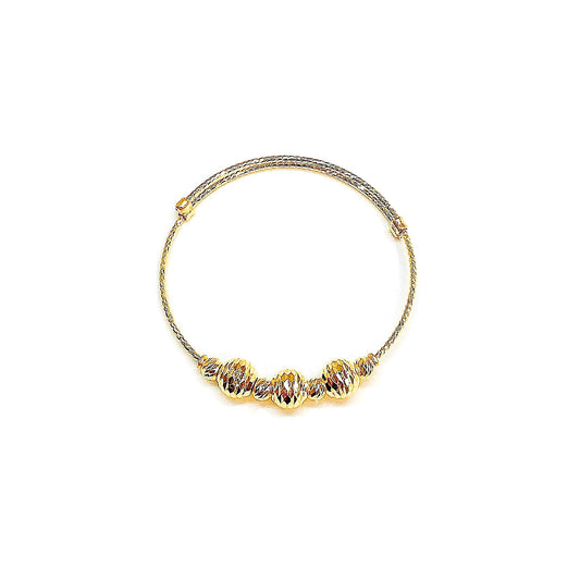 Adjustable Fine Baby Bangle ( Cutting Beads )