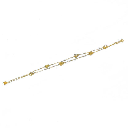 Sequin Gourd Double Chain Bracelet