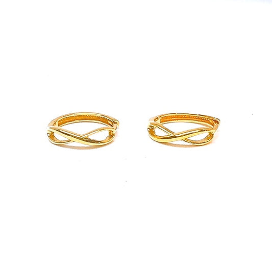 Infinity Polished Earring Hoops