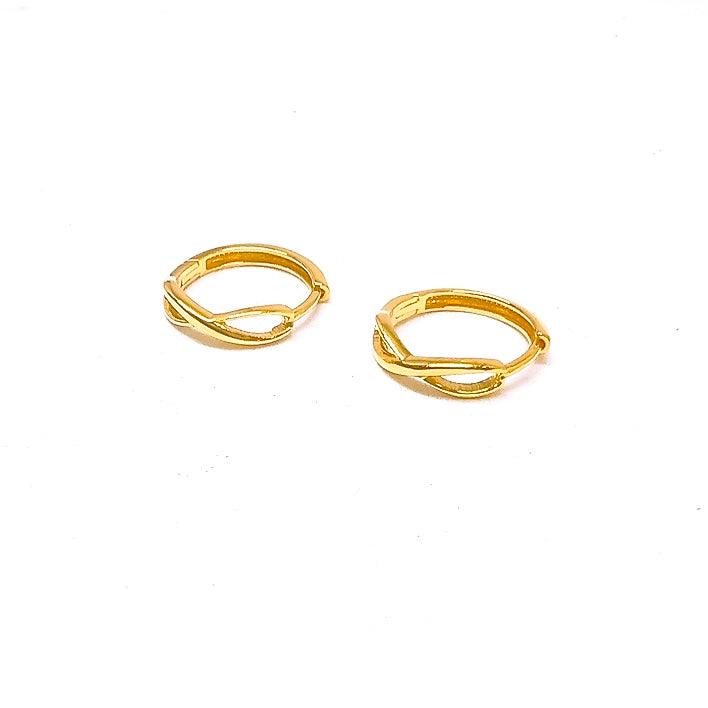 Infinity Polished Earring Hoops