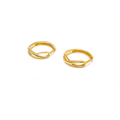 Infinity Polished Earring Hoops