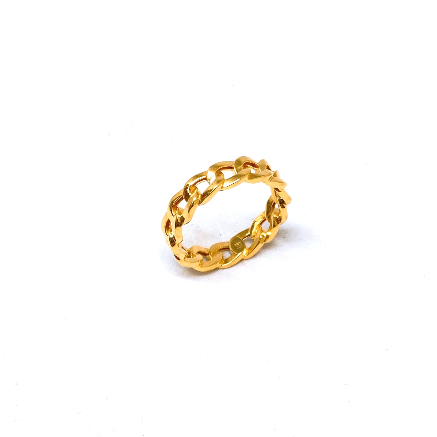 Polished Cuban Chain Ring