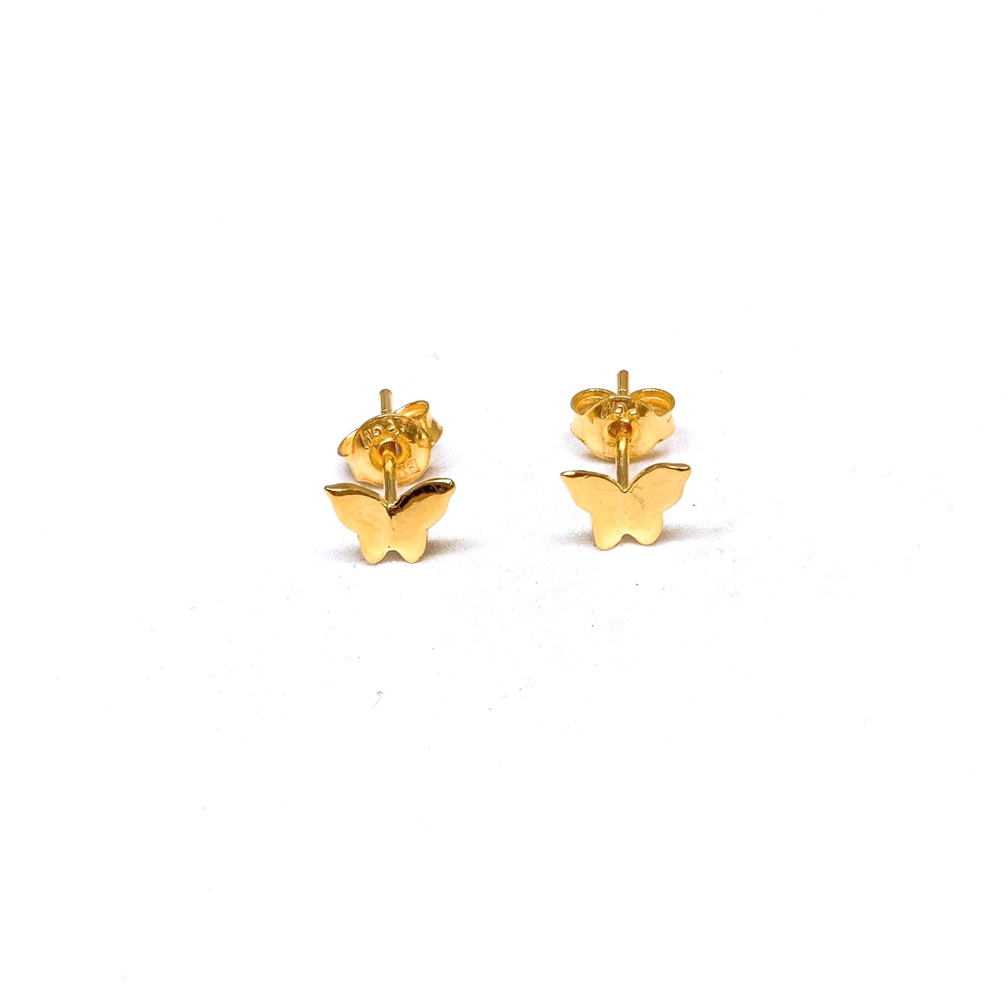 Polished Butterfly Petite Earring Studs