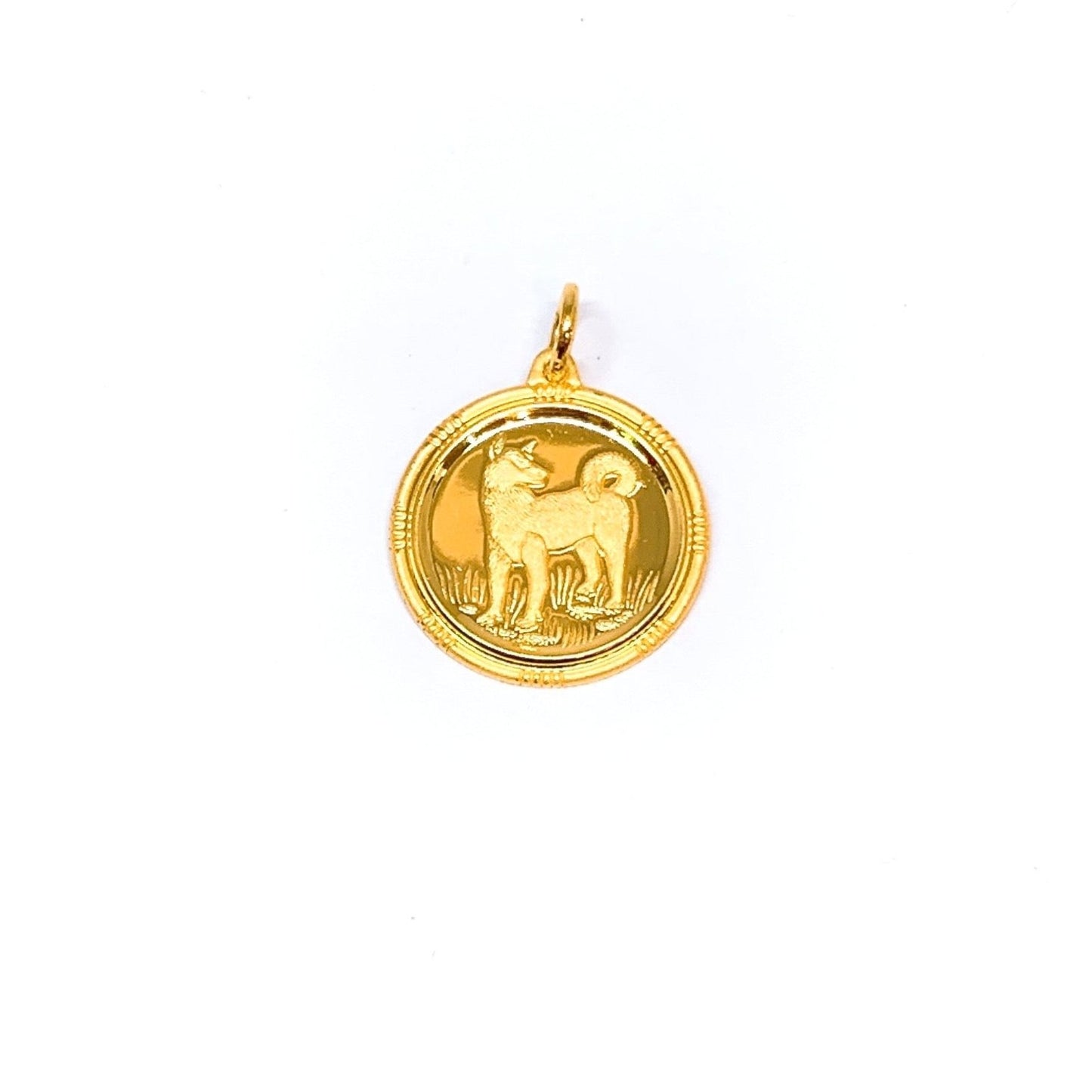 福 Zodiac Medallion Pendant - Dog