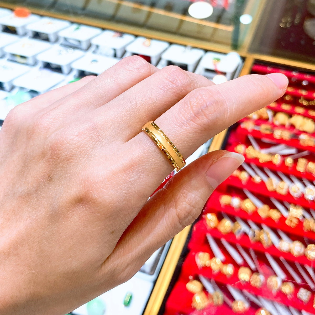 Kin Rings Matte Lined Comfort Ring – Kin Jewellery