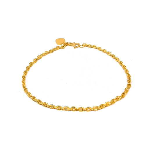 Hollow Cable 万字 Bracelet ( S Hook )
