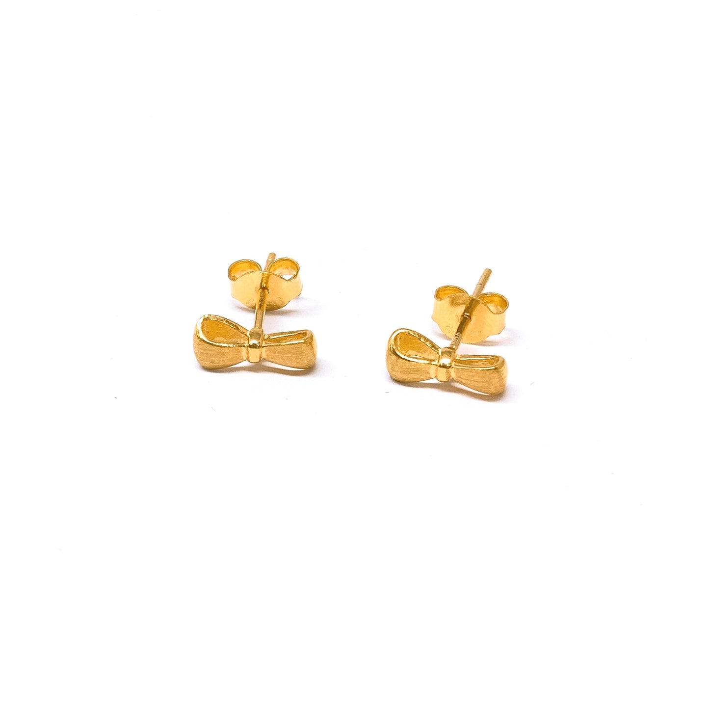 Matte Bow Earring Studs