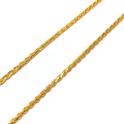 Solid Spiga/Wheat Chain ( Assorted Length & Thickness )