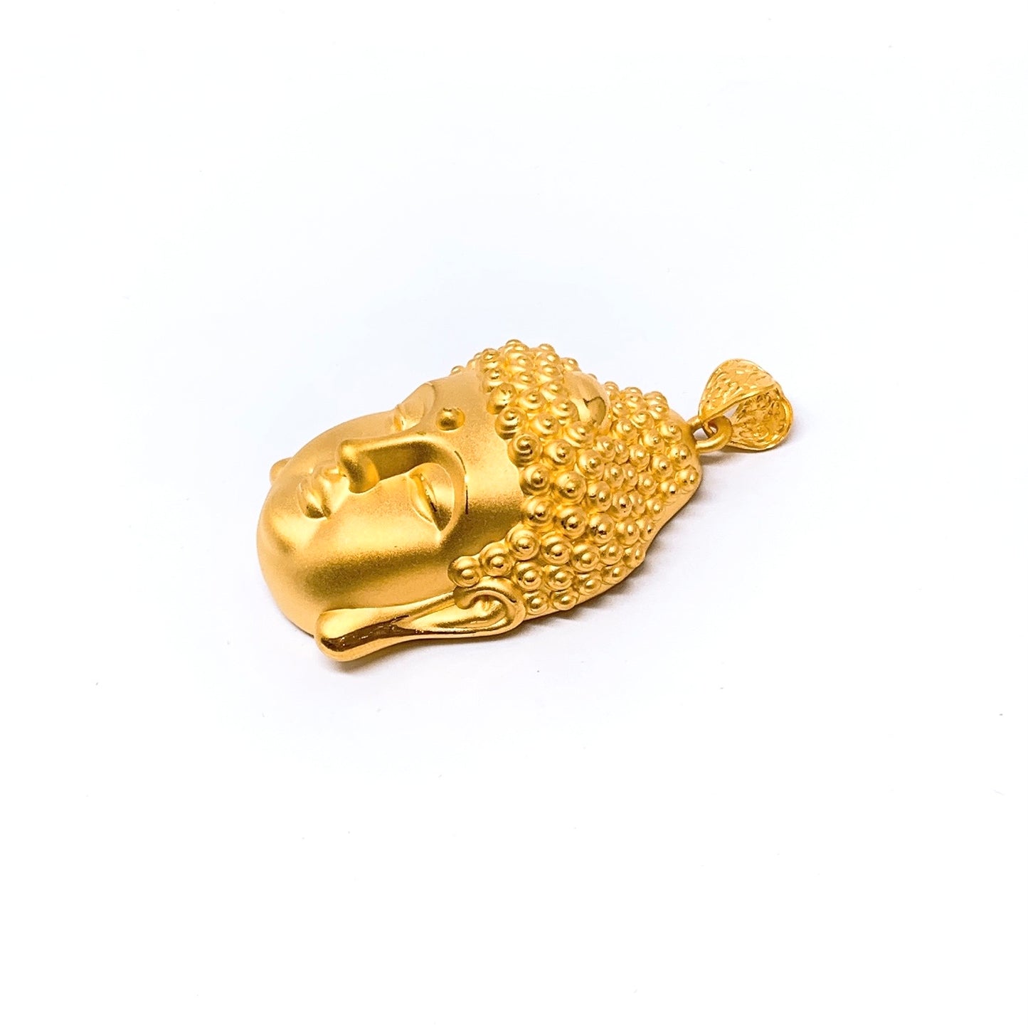 3D Hollow Buddha Head Pendant