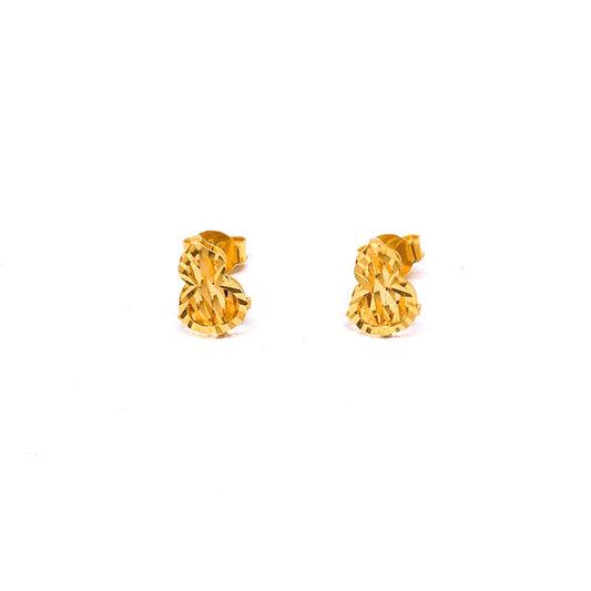 Raised 葫芦 ( Gourd ) Earring Studs