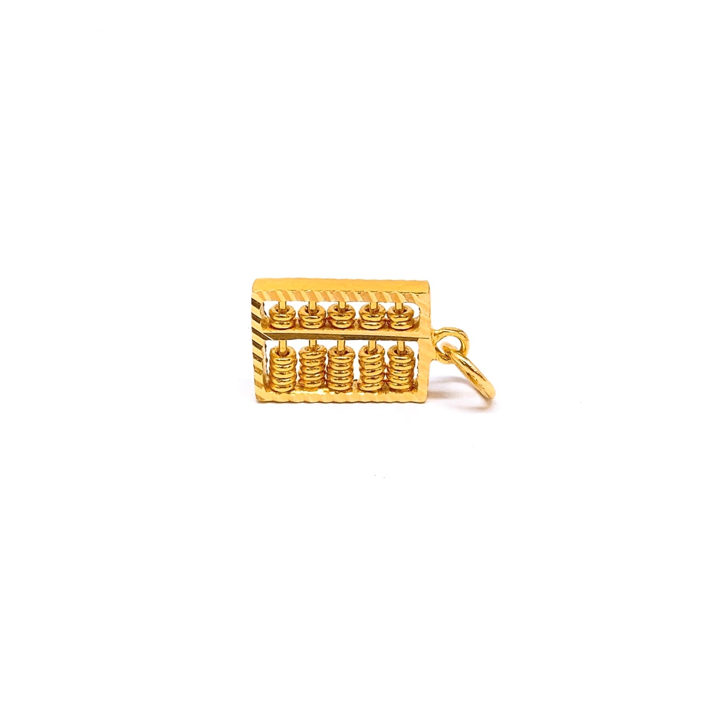 Rectangular Abacus Pendant ( Diagonal Cut ) - 5 rows