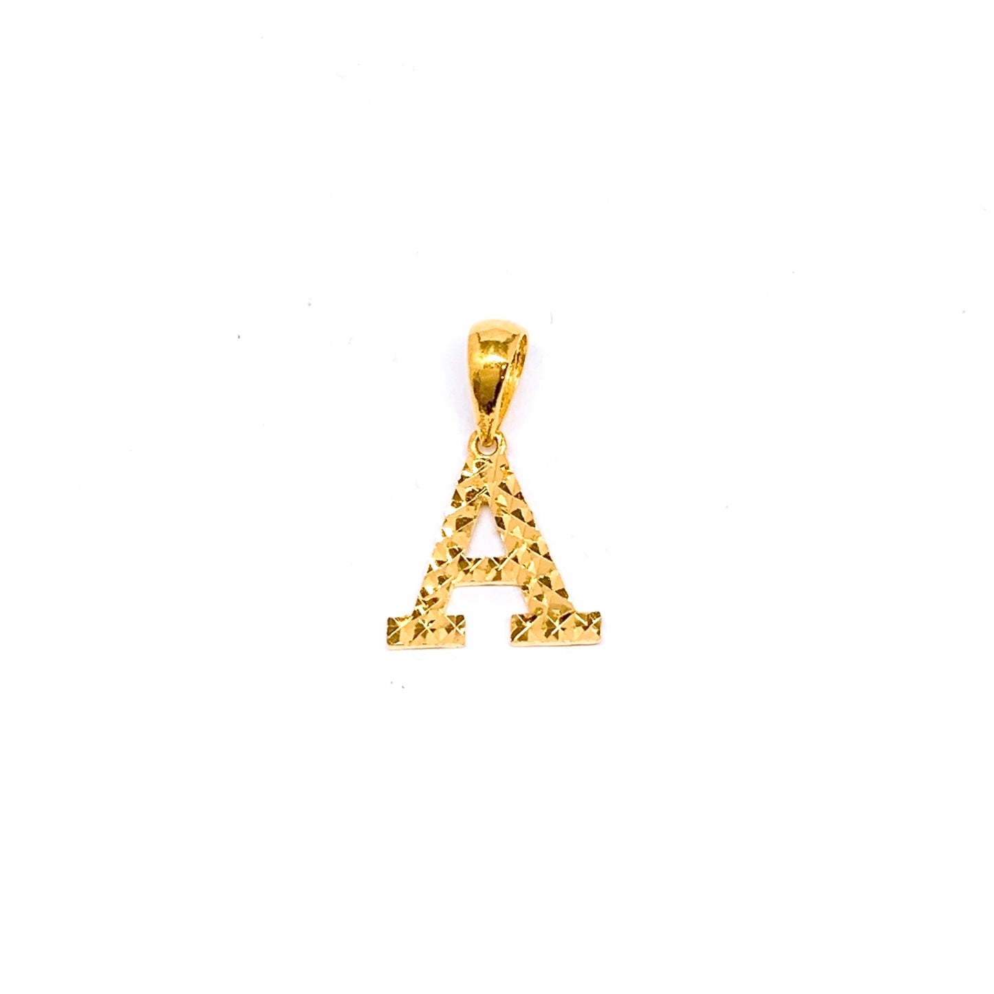 Letter A Pendant ( Criss Cross Cutting )