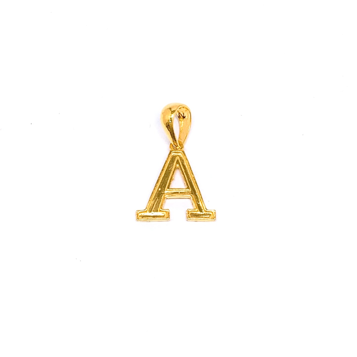 Letter A Pendant ( Criss Cross Cutting )