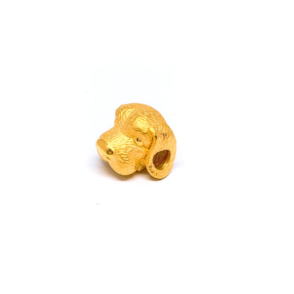 Dog Head Spacer Charm ( Beagle )