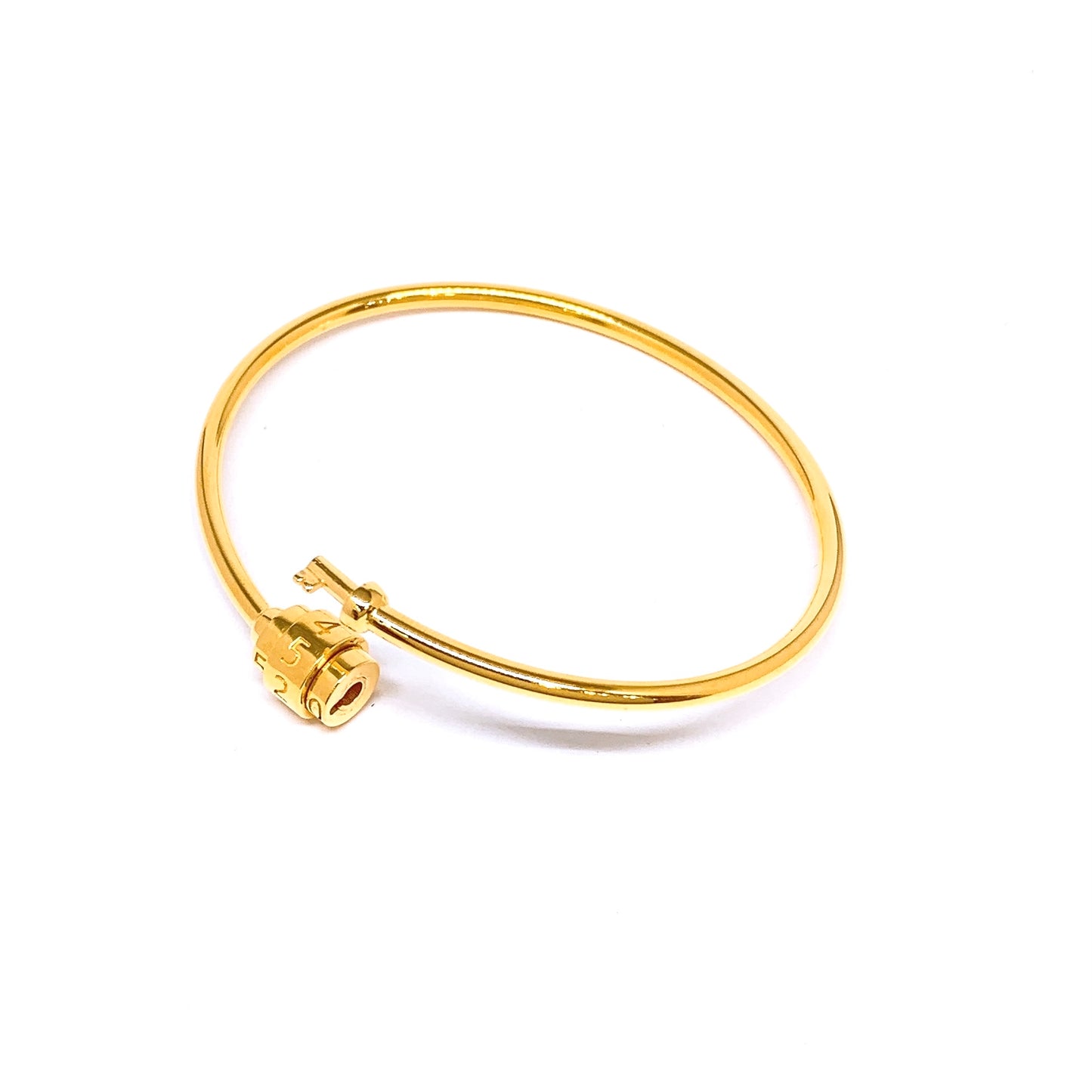 520 Lock Drum Bangle - Oval