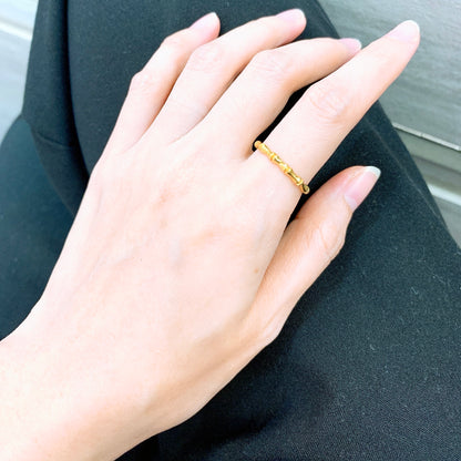 Fine Polished Bamboo Ring