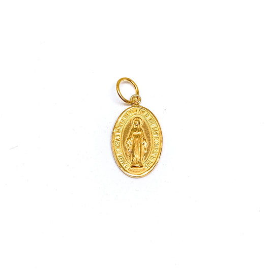 Miraculous Medal Pendant - Polished
