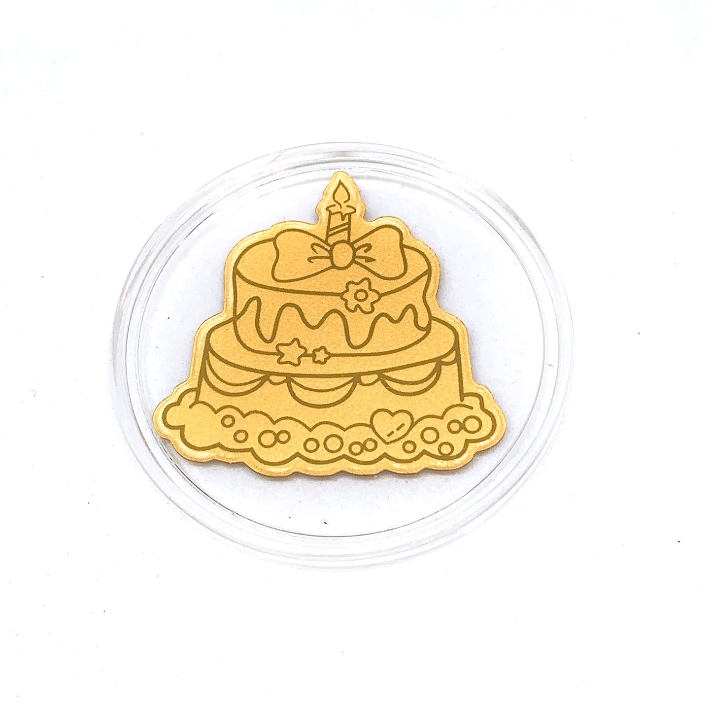 *CHRISTMAS GIFT IDEA* Pure Gold Stickers - Assorted Designs ( 0.1g )