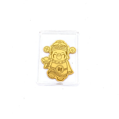 Pure Gold Stickers - God Of Wealth ( 0.1g )