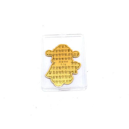 Pure Gold Stickers - God Of Wealth ( 0.1g )