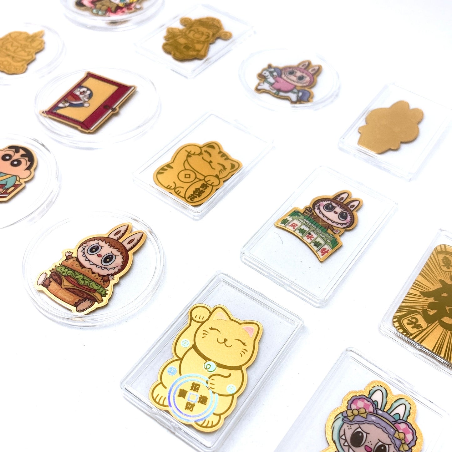 *CHRISTMAS GIFT IDEA* Pure Gold Stickers - Assorted Designs ( 0.1g )