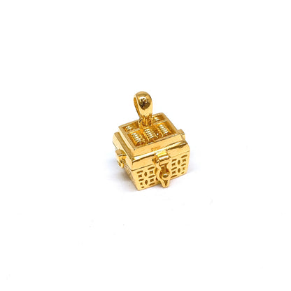 Abacus Treasure Chest Pendant