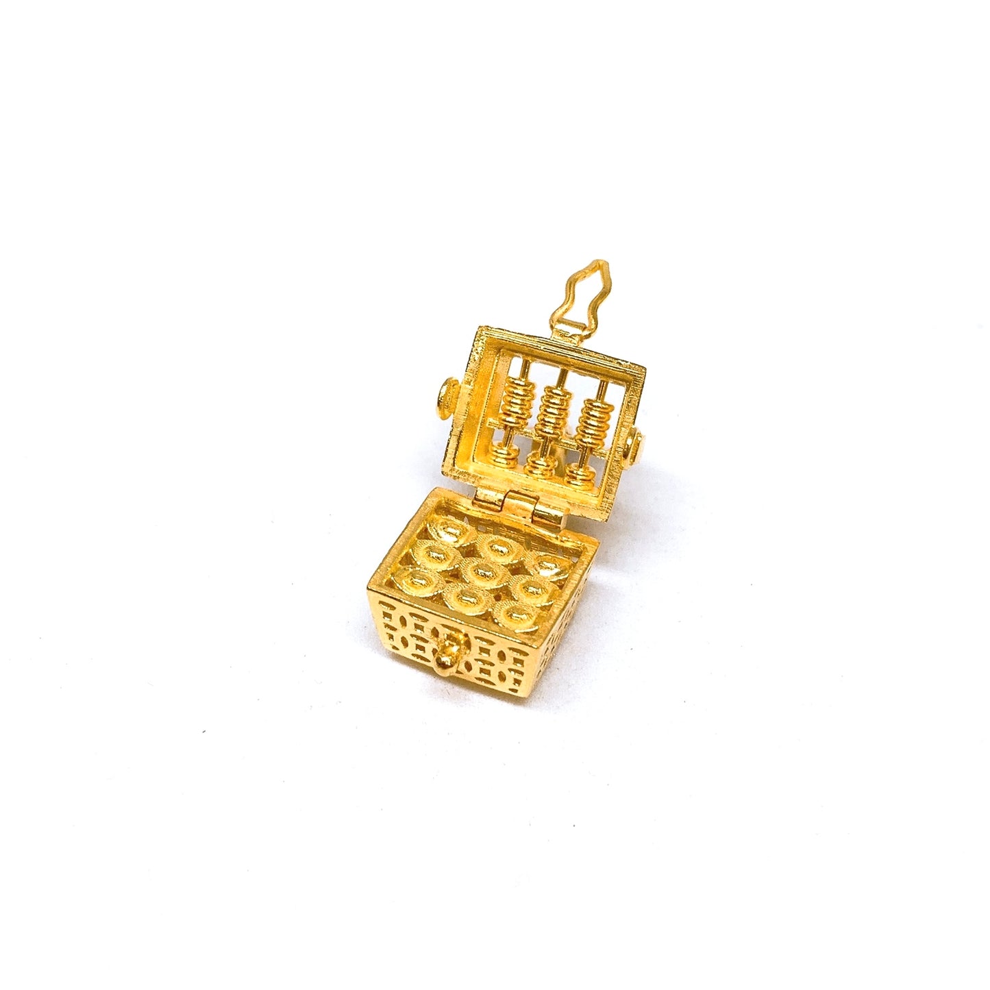 Abacus Treasure Chest Pendant