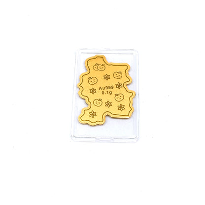 Pure Gold Stickers - 平安喜乐 ( 0.1g )