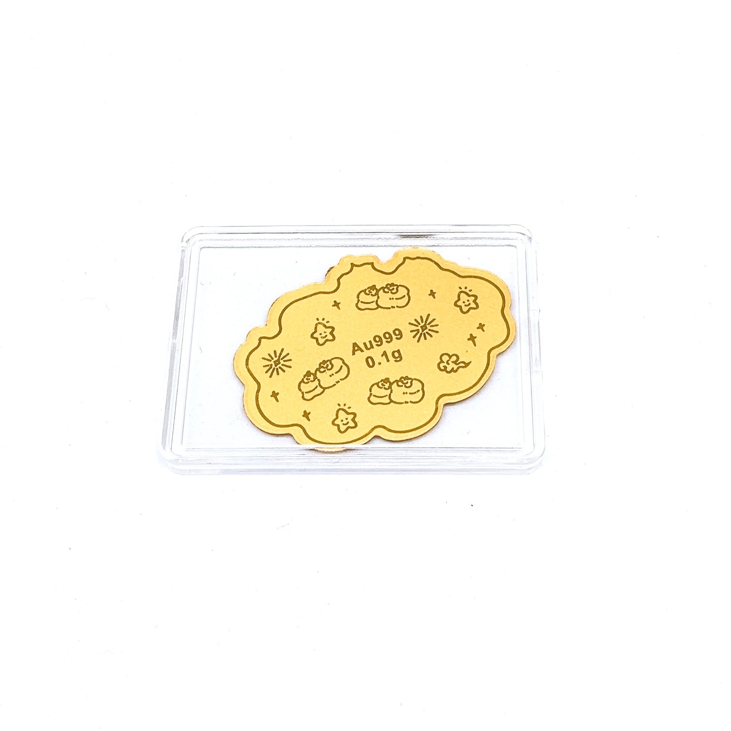 Pure Gold Stickers - 柿柿如意Cloud ( 0.1g )