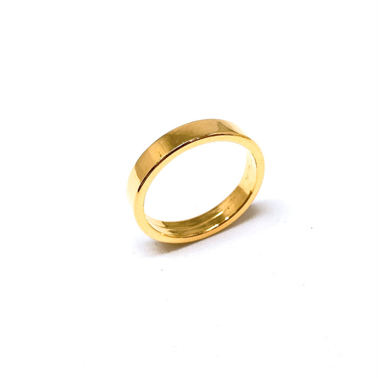 Hollow Flat Plain Ring