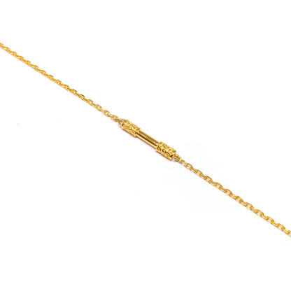 Dainty Golden Rod Bracelet