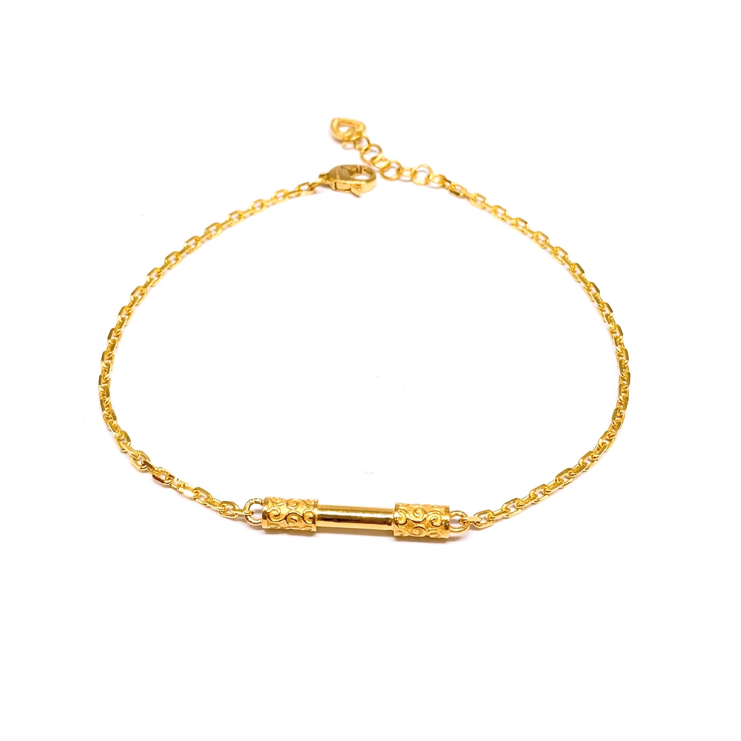 Dainty Golden Rod Bracelet