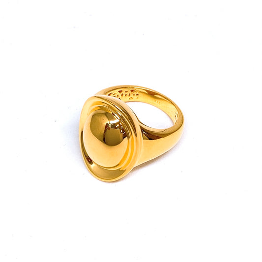 Polished Ingot Statement Ring