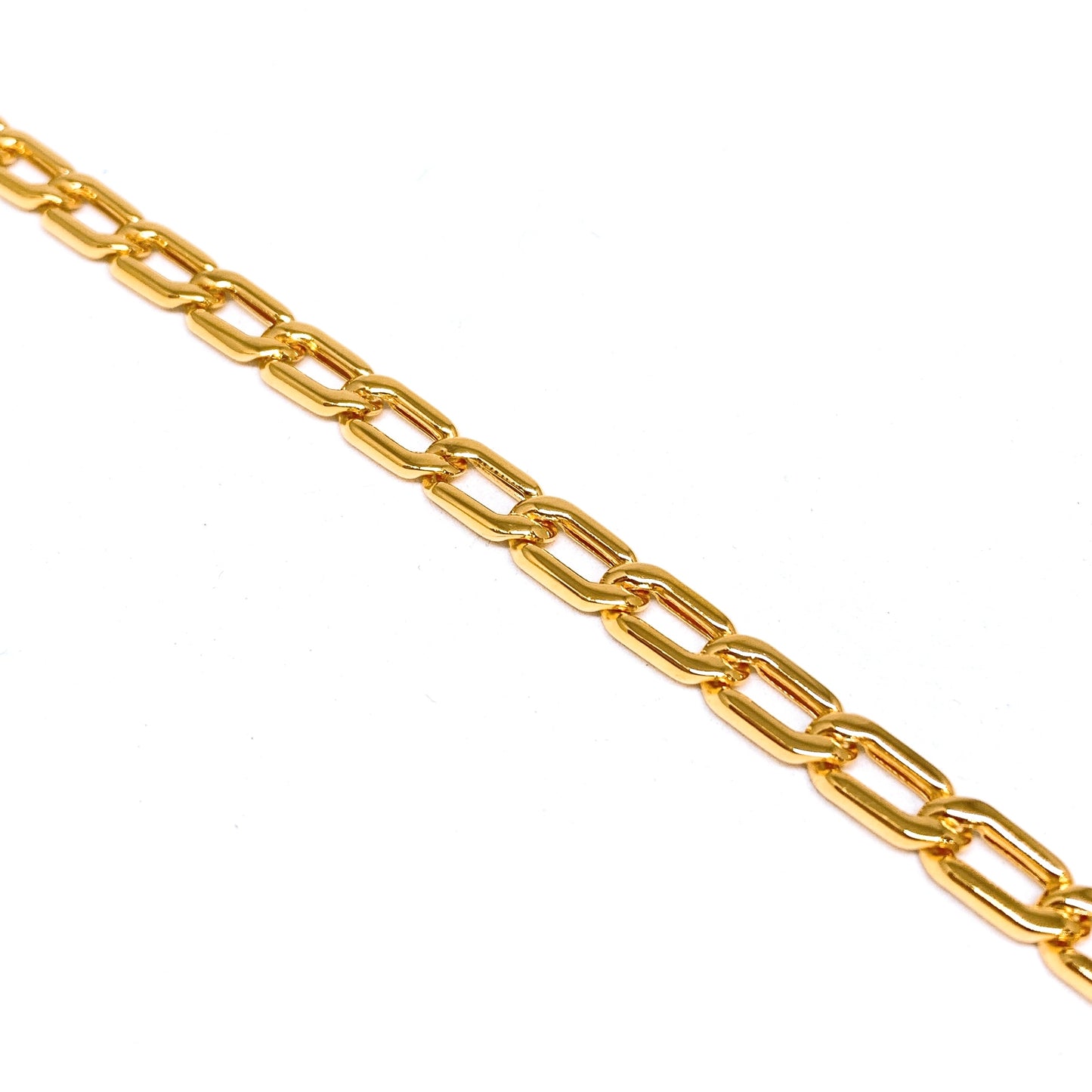 Elongated Curb Chain Bracelet