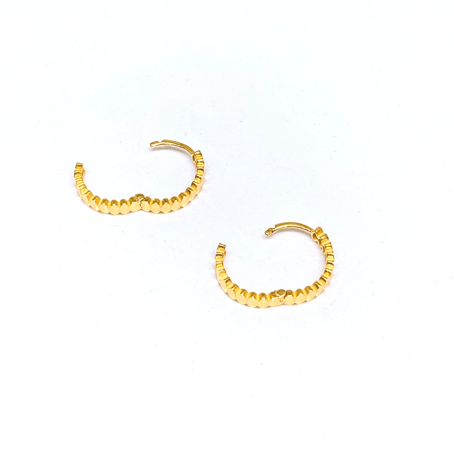 Oval Cut Earring Hoops