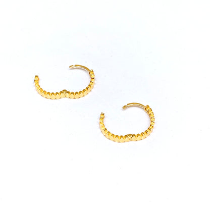 Oval Cut Earring Hoops