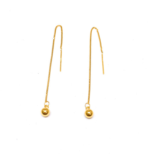 Dangling Bead Earring Threads