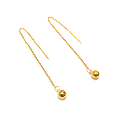 Dangling Bead Earring Threads