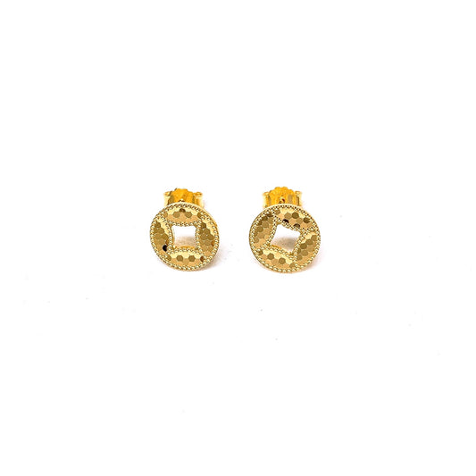 Sequin Coin Earring Studs