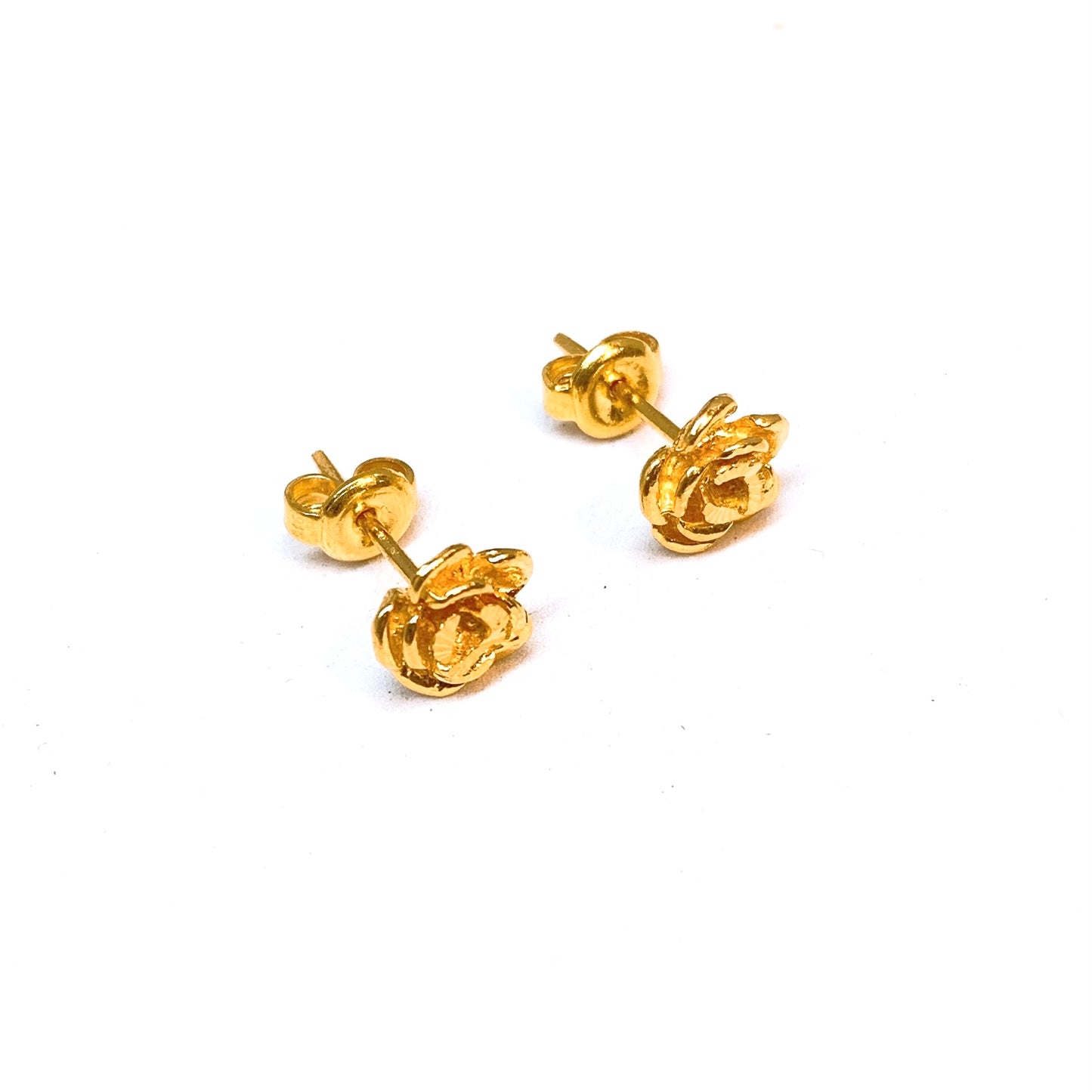 3D Rose Earring Studs