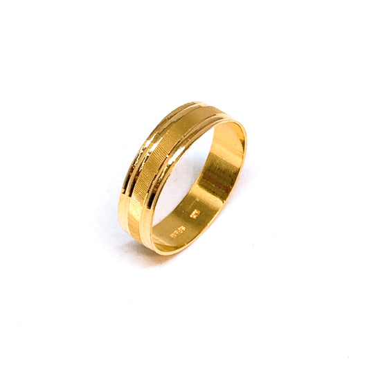 Laser Cut Lightweight Ring ( Diagonal Lines )