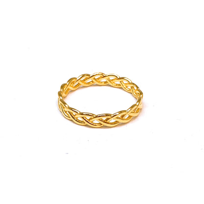 Woven Dainty Ring