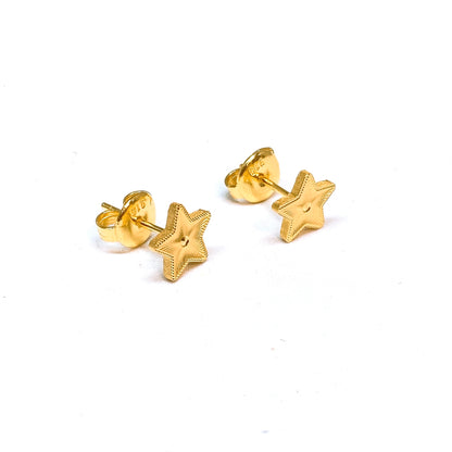 Matte Star Earring Studs